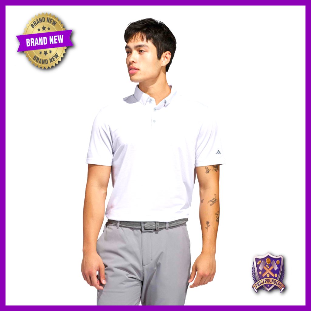 Men's Climacool Golf Polo, Regular Fit, 100% Polyester, Active Performance